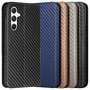 Handy Tasche f�r Samsung Galaxy A16 Carbon Fiber Wallet H�lle Magnet Klapp Etui