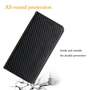 Handy Tasche f�r Samsung Galaxy A16 Carbon Fiber Wallet H�lle Magnet Klapp Etui