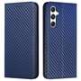 Handy Tasche f�r Samsung Galaxy A16 Carbon Fiber Wallet H�lle Magnet Klapp Etui
