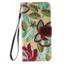Wallet Case f�r Apple iPhone 6 6S Handy Tasche Elegant Flowers Book Etui