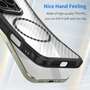 Hybrid H�lle f�r Samsung Galaxy S25 ULTRA Carbon MagSafe Shockproof TPU Cover