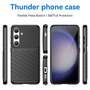 TPU H�lle f�r Samsung Galaxy S25 Thunder Series Grip Twill Handy Case Rutschfest