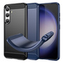 TPU H�lle f�r Samsung Galaxy S25 Carbon Fiber Skin Brushed Schutzcover Soft Case