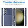 TPU H�lle f�r Samsung Galaxy S25 PLUS Thunder Series Grip Twill Case Rutschfest