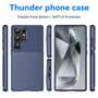 TPU H�lle f�r Samsung Galaxy S25 ULTRA Thunder Series Grip Twill Case Rutschfest