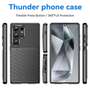 TPU H�lle f�r Samsung Galaxy S25 ULTRA Thunder Series Grip Twill Case Rutschfest