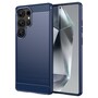 TPU H�lle f�r Samsung Galaxy S25 ULTRA Carbon Fiber Skin Brushed Schutzcover