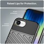 TPU H�lle f�r Apple iPhone 16e Thunder Series Grip Twill Handy Case Rutschfest