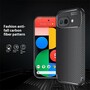 TPU Hlle fr Google Pixel 9a Carbon Fiber Muster Shockproof Back Cover Case