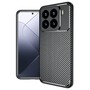 TPU H�lle f�r Xiaomi 15 Carbon Fiber Muster Textur Shockproof Backcover Case