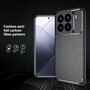 TPU H�lle f�r Xiaomi 15 Carbon Fiber Muster Textur Shockproof Backcover Case