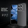 TPU H�lle f�r Xiaomi 14T Carbon Fiber Muster Textur Shockproof Backcover Case