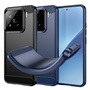 TPU H�lle f�r Xiaomi 15 Carbon Fiber Skin Brushed Schutz Backcover Soft Case