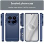 TPU H�lle f�r Xiaomi 15 ULTRA Carbon Fiber Skin Brushed Schutzcover Soft Case