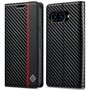 LC.IMEEKE Handy Tasche fr Google Pixel 9a Carbon Wallet Stripe Hlle Etui Case