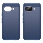 TPU H�lle f�r Google Pixel 9a Carbon Fiber Skin Brushed Schutzcover Soft Case