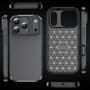 TPU H�lle f�r Apple iPhone 17 PRO Carbon Fiber Muster Shockproof Back Cover Case