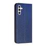 Handy Tasche f�r Samsung Galaxy S25 Carbon Fiber Wallet H�lle Magnet Klapp Etui
