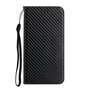 Handy Tasche f�r Samsung Galaxy S25 ULTRA Carbon Fiber Wallet H�lle Magnet Etui