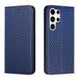 Handy Tasche f�r Samsung Galaxy S25 ULTRA Carbon Fiber Wallet H�lle Magnet Etui
