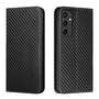 Handy Tasche f�r Samsung Galaxy S24 FE Carbon Fiber Wallet H�lle Magnet Etui