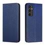 Handy Tasche f�r Samsung Galaxy S24 FE Carbon Fiber Wallet H�lle Magnet Etui