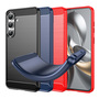 TPU H�lle f�r Samsung Galaxy S25 FE Carbon Fiber Skin Brushed Schutzcover Case