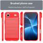 TPU H�lle f�r Apple iPhone AIR Carbon Fiber Skin Brushed Schutzcover Soft Case