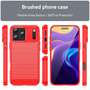 TPU H�lle f�r Apple iPhone 17 PRO MAX Carbon Fiber Skin Brushed Schutzcover Case