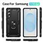 Outdoor H�lle f�r Samsung Galaxy S25 EDGE TPU PC Hybrid Ringhalter Cover Case
