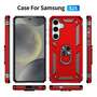 Outdoor H�lle f�r Samsung Galaxy S25 TPU PC Hybrid Ringhalter Sto�fest Cover