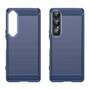 TPU H�lle f�r Sony Xperia 1 VII Carbon Fiber Skin Brushed Schutzcover Soft Case