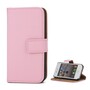 Wallet Case f�r Apple iPhone 4 4S Genuine Split Echt Leder