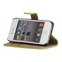 Wallet Case f�r Apple iPhone 4 4S Genuine Split Echt Leder