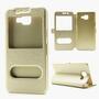 Wallet Case f�r Samsung Galaxy A5 A510 (2016) Dual Window View Silk Book Etui