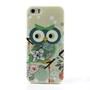 Apple iPhone SE 5 5S TPU IMD Case Cartoon Owl