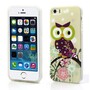 Apple iPhone SE 5 5S TPU IMD Case Cartoon Owl