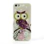 Apple iPhone SE 5 5S TPU IMD Case Cartoon Owl
