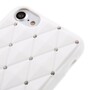 Silikon Case f�r Apple iPhone 8 7 SE 2020 Rhinestone Rhombus Glitzer Bling H�lle