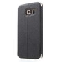 Wallet Case f�r Samsung Galaxy S6 Edge G925 Window View Metal Slide Touch