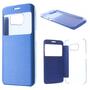 Wallet Case f�r Samsung Galaxy S6 Edge G925 Window View Book Etui
