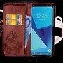 Wallet Case f�r Samsung Galaxy S8 G950 Imprint Flower Motiv
