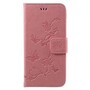 Wallet Case f�r Samsung Galaxy J3 J330 (2017) Butterfly Flower Motiv