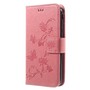 Wallet Case f�r Samsung Galaxy J3 J330 (2017) Butterfly Flower Motiv