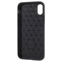 TPU Case f�r Apple iPhone XS X Carbon Skin Brushed
