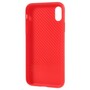 TPU Case f�r Apple iPhone XS X Soft Carbon Fiber Muster