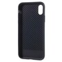TPU Case f�r Apple iPhone XS X Soft Carbon Fiber Muster