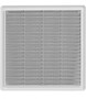 L�ftungsgitter 300x300mm Abluftgitter aus ASA Kunststoff mit Insektenschutz wei�
