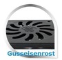 Hofablauf Garagenablauf Gu�eisenrost befahrbar  Belastung bis 12500 kg 245x245 mm  329 V 