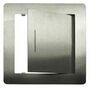Exclusive Revisionst�r  Revisionsklappe Edelstahl geb�rstet mit Einbaurahmen NDE 300x300 mm